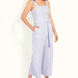 Ann Taylor Gingham Jumpsuit